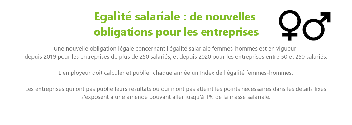 Egalité salariale : de nouvelles obligations pour les entreprises