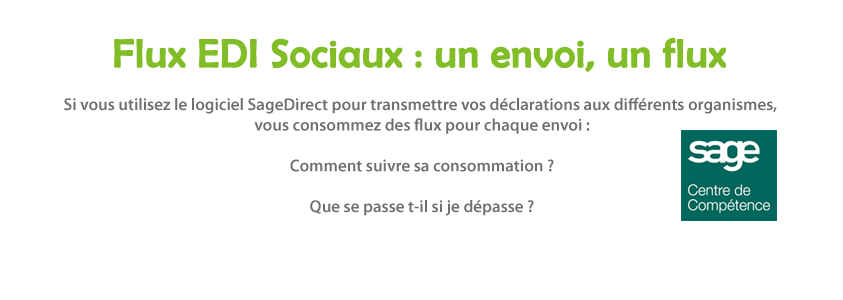 Flux EDI Sociaux : un envoi, un flux par le biais du logiciel SageDirect